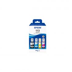 EPSON Bouteille encre Ecotank 113 Multipack 4 couleurs x65ml