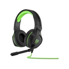 Casque de jeu Stereo HP Pavilion Gaming 400 Noir/vert Basses profondes aigus precis, coussinet doux similicuir, commandes intégrées au câble 4BX31AA#ABB 