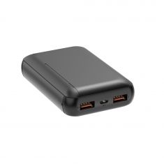 Batterie de secours WE, Power Bank 10 000 mAh, 2 ports USB A, 10W - coloris noir