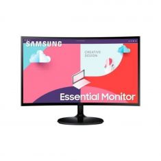 ECRAN 24'' SAMSUNG S24C366EAU Noir Incurvé 1800R 1920x1080 VA 16:9 4ms 250 cd/m² 60Hz 3000:1 VGA HDMI AMD FreeSync 