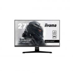 Ecran IIYAMA 27'' G-Master Black Hawk Noir IPS 1920x1080 16:9 1ms 100Hz 300cd/m² HDMI DisplayPort 2xUSB HUB 2.0 Haut-parleurs VESA 100x100 / G2745HSU-B2