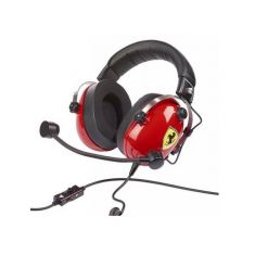 THRUSTMASTER Casque FERRARI T- T.RACING SCUDERIA PS5 PS4 XBOX ONE PC MAC DTS Confort exceptionnel licence officielle Ferrari Cable 3M 