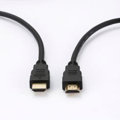 Câble HDMI 2.0 High Speed Male/Male avec Ethernet - Compatible 4K@60Hz - Longueur 2M - Noir - en sachet