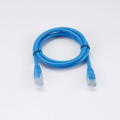 Câble RJ45 Male/Male droit CAT6 F/UTP - Longueur 1M - Gris - en sachet