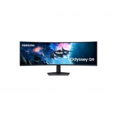 Ecran 49'' Samsung Gaming Odyssey G9 Noir 240Hz 1ms 5120x1440 VA Incurvé 1000R 32:9 450cd/m² DP 2xHDMI 2xUSB 3.0 Pied régl haut inclinable orientable