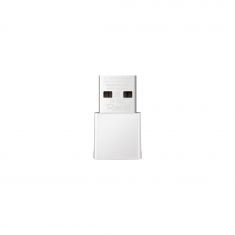 Adaptateur USB double bande sans fil nano AC1300N VITESSE  400 Mbps à 2,4 GHz + 867 Mbps à 5 GHz Antennes internes USB 2.0