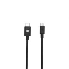 Câble USB-C mâle/micro USB mâle noir - USB 2.0 - 1.50m