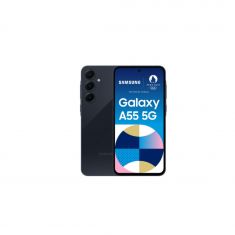 Smartphone Galaxy A55 5G Bleu nuit 8Go 128Go  WIFI6 5000mAh CR 25W 13 Exynos 1480 Octo core 2.75Ghz / 6.6'' FHD+ Super-amoled IP67 Dual SIM  DAS TETE 0.684