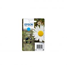 EPSON Cartouche Pâquerette 18 Encre Claria Home Cyan 3,3ml Alarme