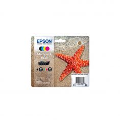 EPSON Multipack Etoile de Mer 603 3,4ml noir, 2,4ml C,M,Y