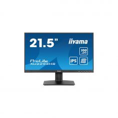 Ecran IIYAMA 21.5" Noir IPS 16:9 1ms ULTRA MINCE 1920x1080 100Hz 300 cd/m² 1ms HDMI Displayport HPs 2x1W Réduc lumière bleue 3 côtés sans bordure / XU2293HS-B6