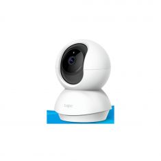 Caméra de sécurité Tapo WiFi Intérieure panoramique inclinable 2MP 1080p stockage 128Go 2.4GHz 2 sorties Audio angle vision 360°/114° Détection Mouvement