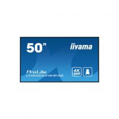 IIYAMA LFD 50" dalle IPS 24/7 4K 3840x2160 16:9 3xHDMI 2xUSB 2.0 RS-232c RJ45 HPs 500cd/m² Paysage/port 8ms MediaPlayer VESA 400x300 support mural inclinable 