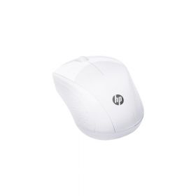 Souris sans fil HP 220 Blanche Résolution capteur 1300 dpi connexion 2,4 Ghz 3 boutons, autonomie jusqu'à 15 mois en usage quotidien 7KX12AA